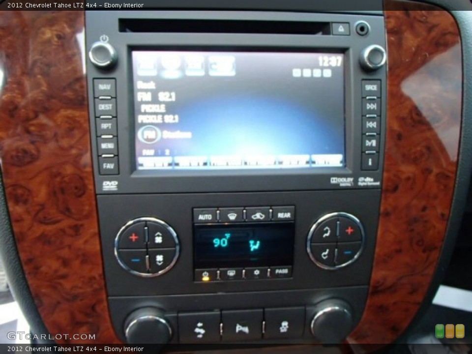 Ebony Interior Controls for the 2012 Chevrolet Tahoe LTZ 4x4 #79231571