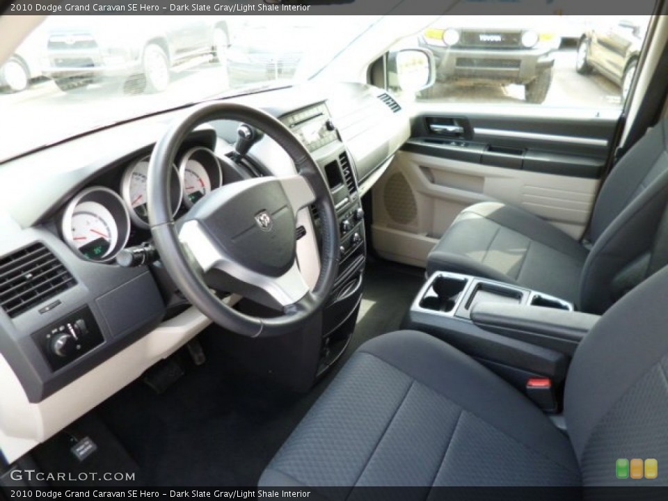 Dark Slate Gray/Light Shale Interior Prime Interior for the 2010 Dodge Grand Caravan SE Hero #79232723