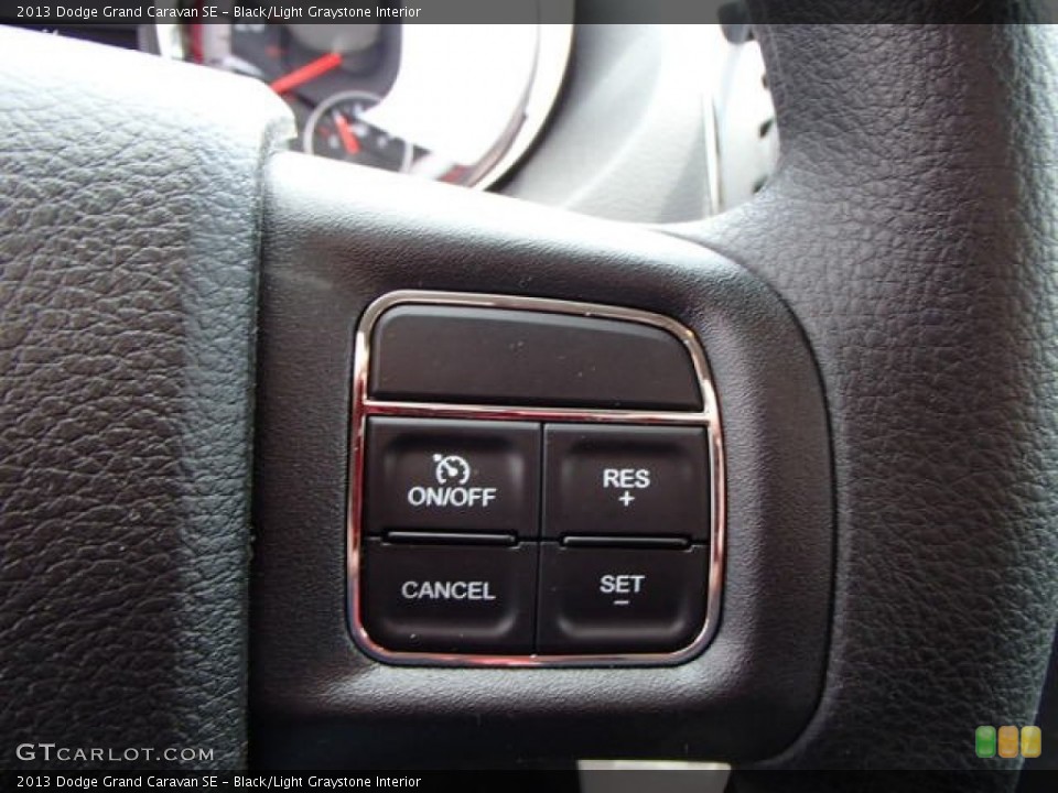 Black/Light Graystone Interior Controls for the 2013 Dodge Grand Caravan SE #79234006