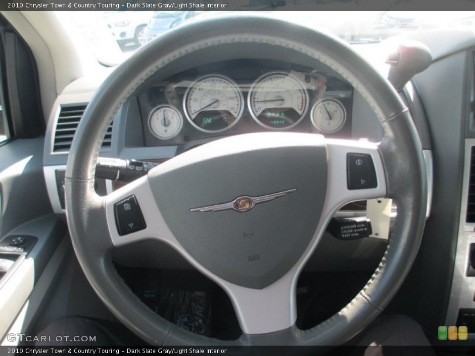 Dark Slate Gray/Light Shale Interior Steering Wheel for the 2010 Chrysler Town & Country Touring #79234704
