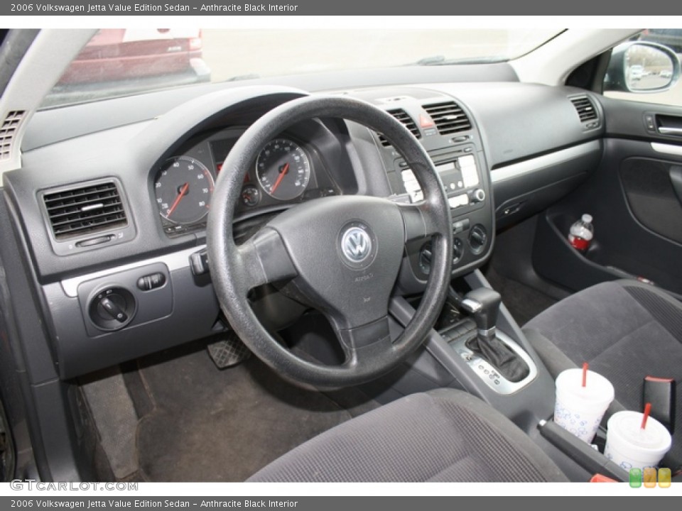 Anthracite Black Interior Prime Interior for the 2006 Volkswagen Jetta Value Edition Sedan #79235220