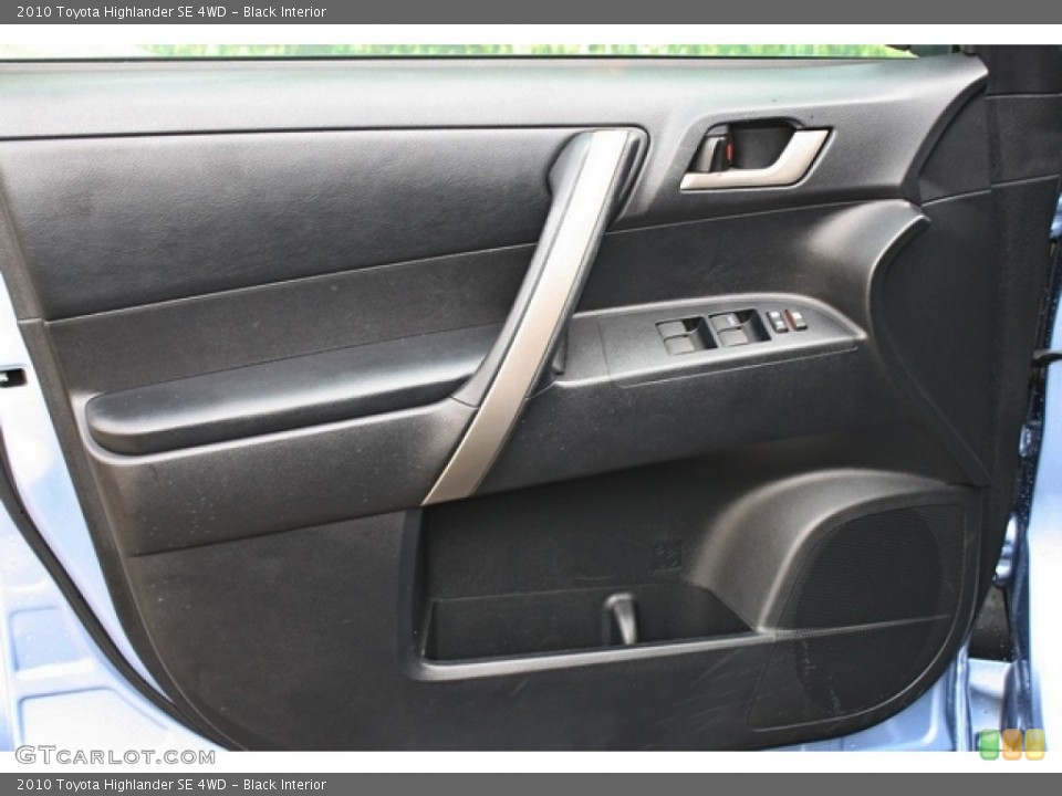 Black Interior Door Panel for the 2010 Toyota Highlander SE 4WD #79236561