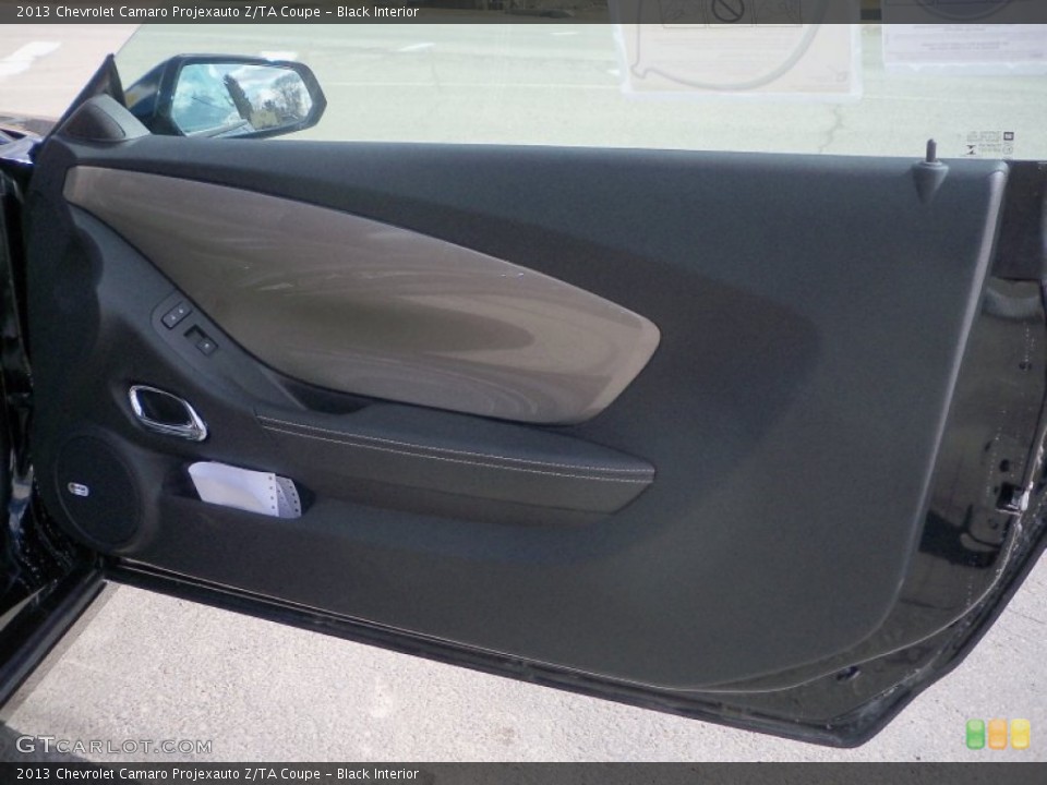 Black Interior Door Panel for the 2013 Chevrolet Camaro Projexauto Z/TA Coupe #79237261