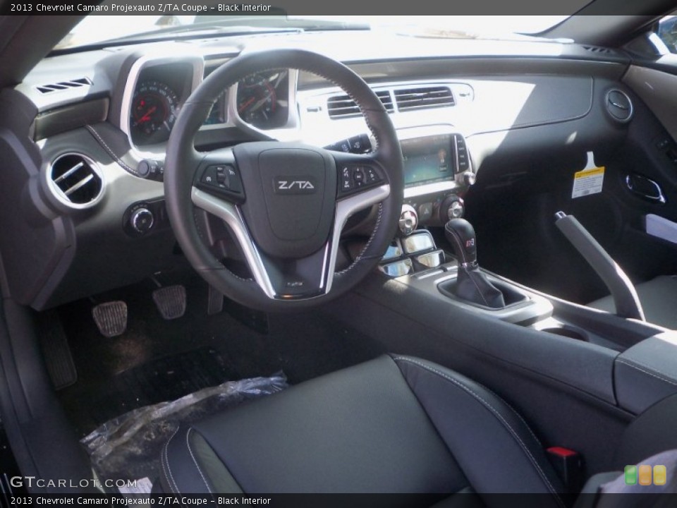 Black Interior Prime Interior for the 2013 Chevrolet Camaro Projexauto Z/TA Coupe #79237382