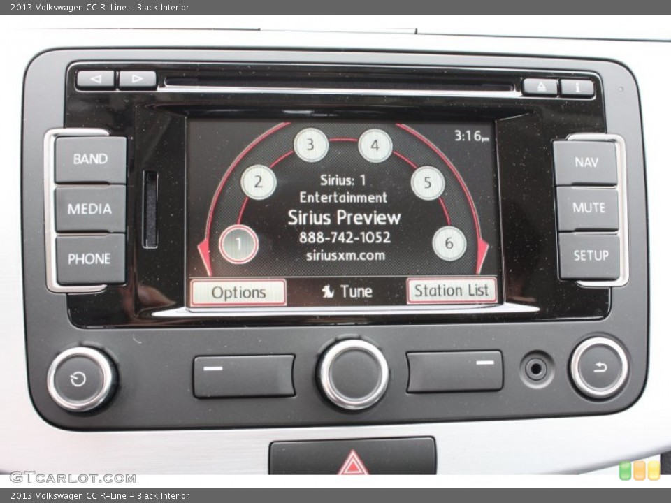 Black Interior Controls for the 2013 Volkswagen CC R-Line #79238413