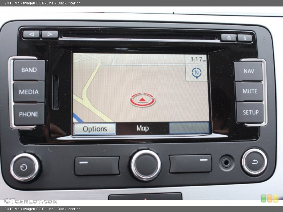 Black Interior Navigation for the 2013 Volkswagen CC R-Line #79238435