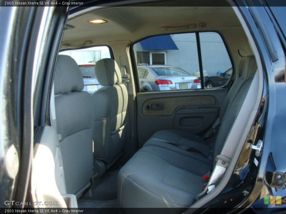 Gray Interior Rear Seat for the 2003 Nissan Xterra SE V6 4x4 #79239040