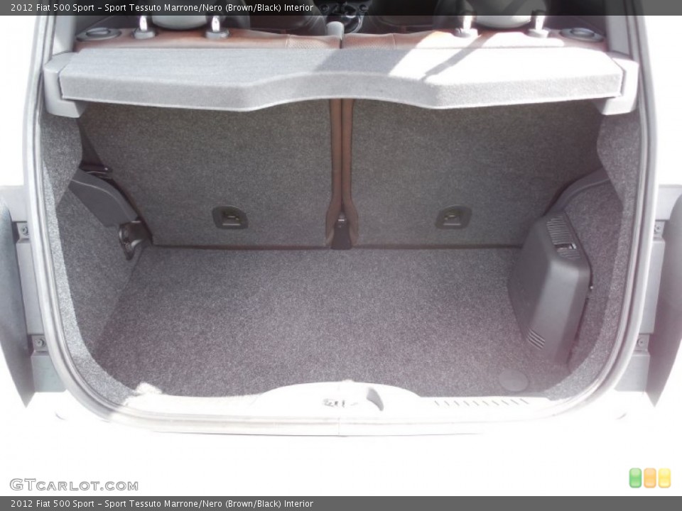 Sport Tessuto Marrone/Nero (Brown/Black) Interior Trunk for the 2012 Fiat 500 Sport #79239043