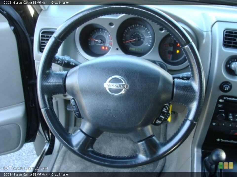 Gray Interior Steering Wheel for the 2003 Nissan Xterra SE V6 4x4 #79239104