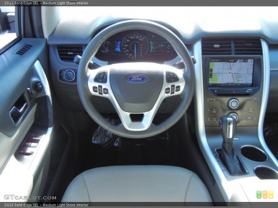 Medium Light Stone Interior Dashboard for the 2013 Ford Edge SEL #79239658