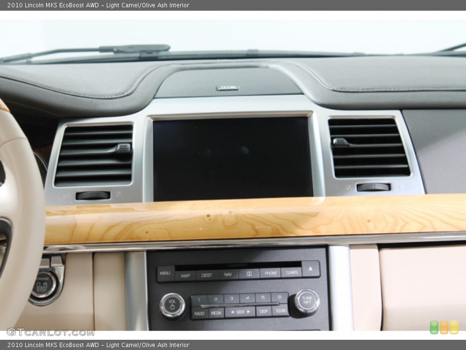 Light Camel/Olive Ash Interior Controls for the 2010 Lincoln MKS EcoBoost AWD #79239937