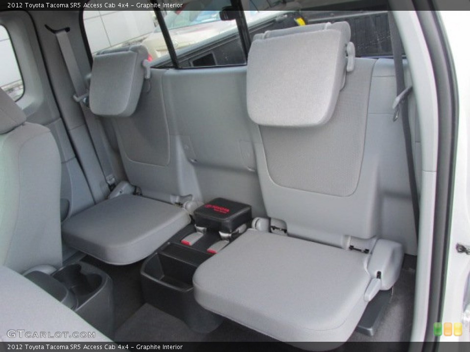 Graphite Interior Rear Seat for the 2012 Toyota Tacoma SR5 Access Cab 4x4 #79240546