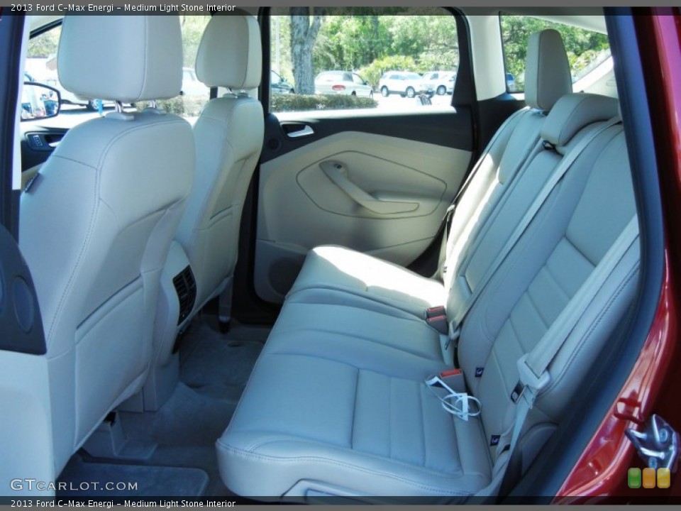 Medium Light Stone Interior Rear Seat for the 2013 Ford C-Max Energi #79240719