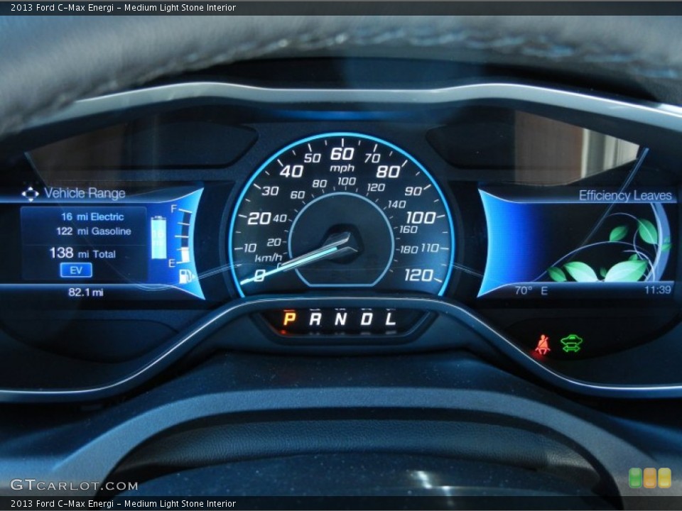 Medium Light Stone Interior Gauges for the 2013 Ford C-Max Energi #79240761