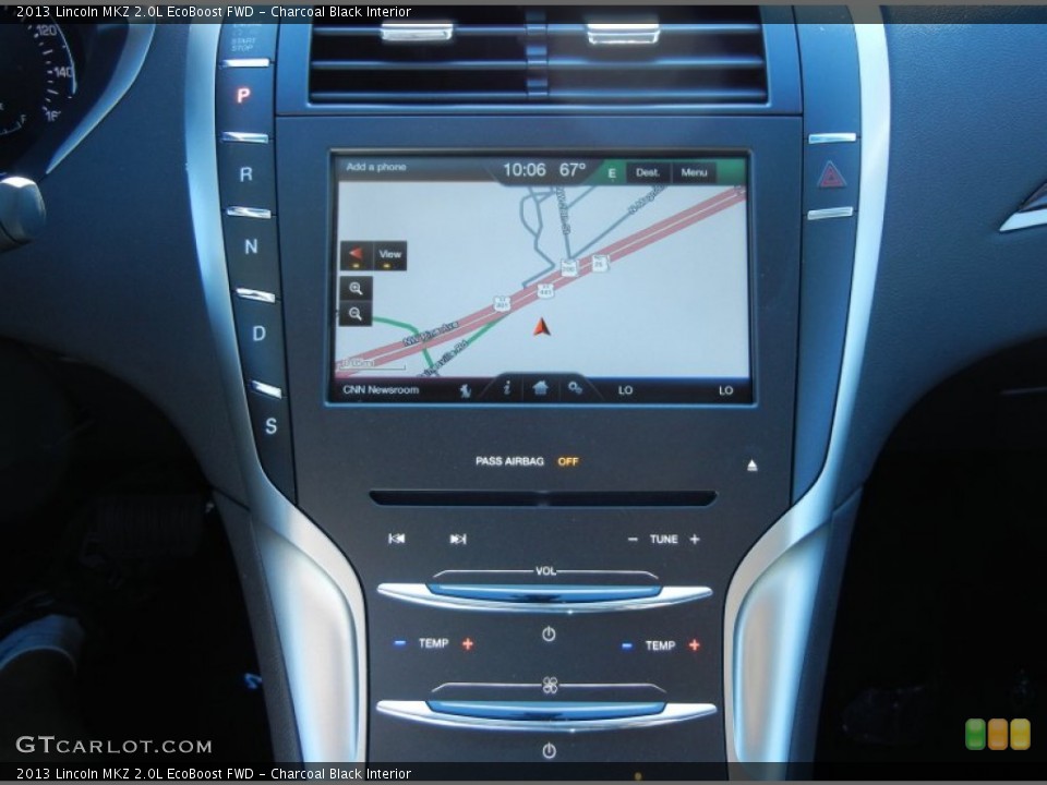 Charcoal Black Interior Navigation for the 2013 Lincoln MKZ 2.0L EcoBoost FWD #79241047