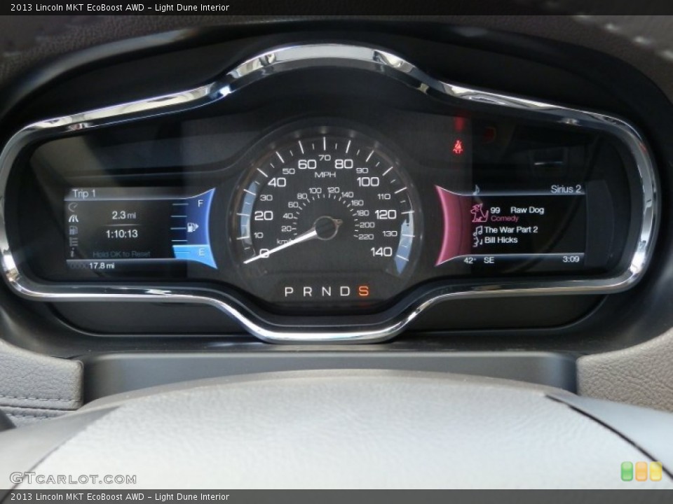 Light Dune Interior Gauges for the 2013 Lincoln MKT EcoBoost AWD #79243037