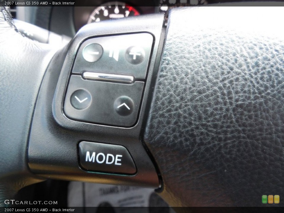Black Interior Controls for the 2007 Lexus GS 350 AWD #79243276