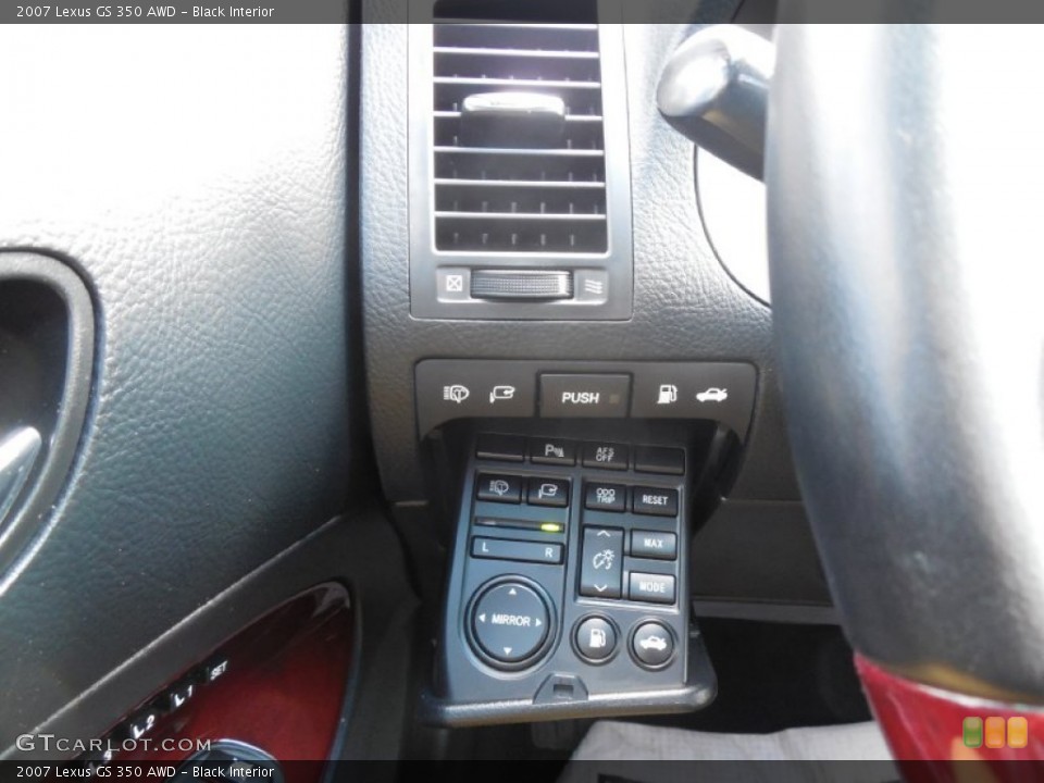 Black Interior Controls for the 2007 Lexus GS 350 AWD #79243294