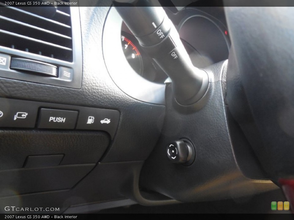 Black Interior Controls for the 2007 Lexus GS 350 AWD #79243336