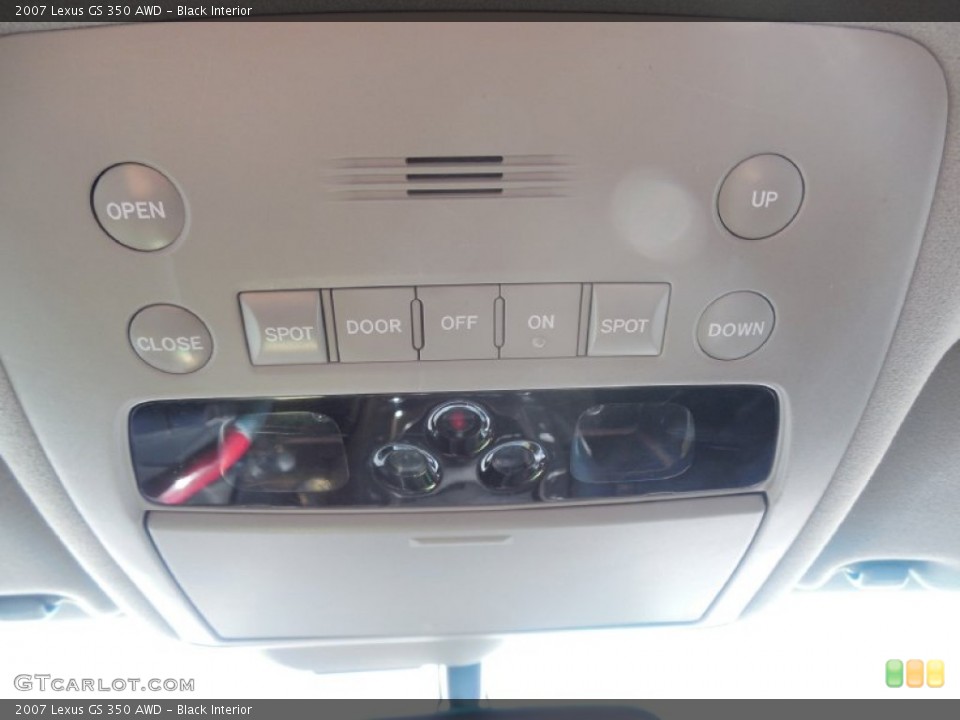 Black Interior Controls for the 2007 Lexus GS 350 AWD #79243528