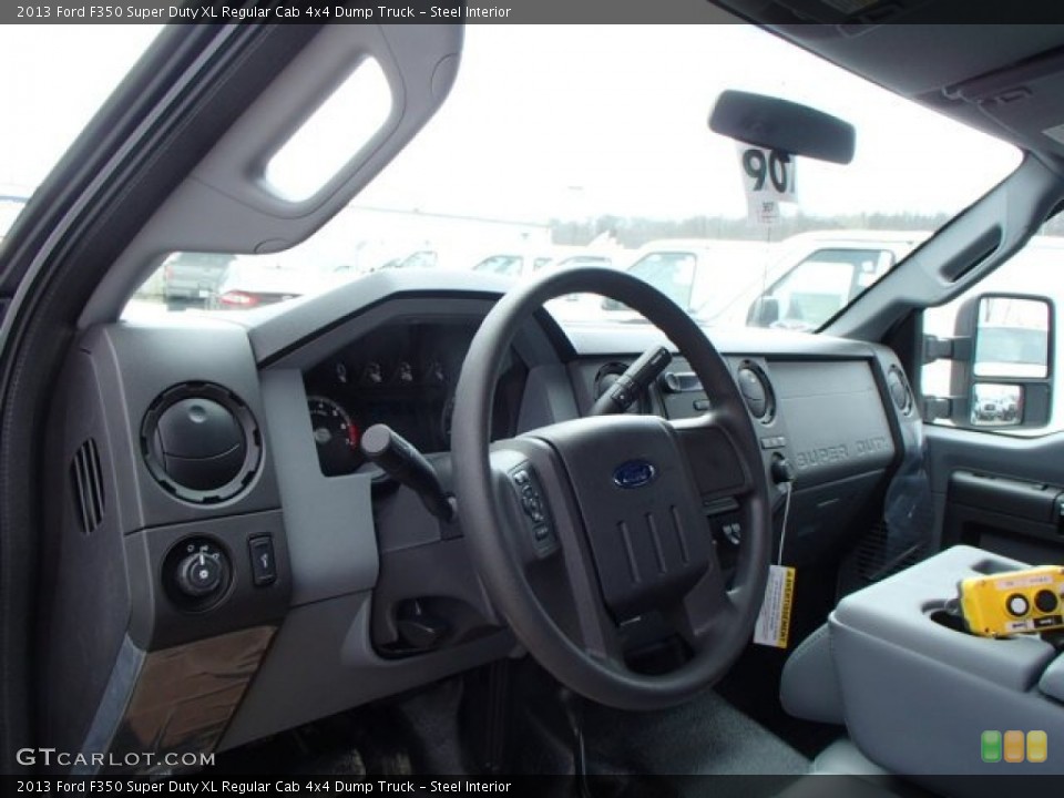 Steel Interior Dashboard for the 2013 Ford F350 Super Duty XL Regular Cab 4x4 Dump Truck #79243741