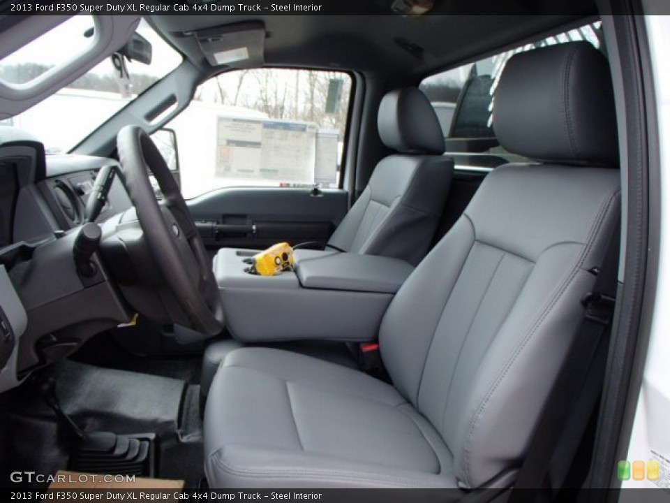 Steel Interior Photo for the 2013 Ford F350 Super Duty XL Regular Cab 4x4 Dump Truck #79243755