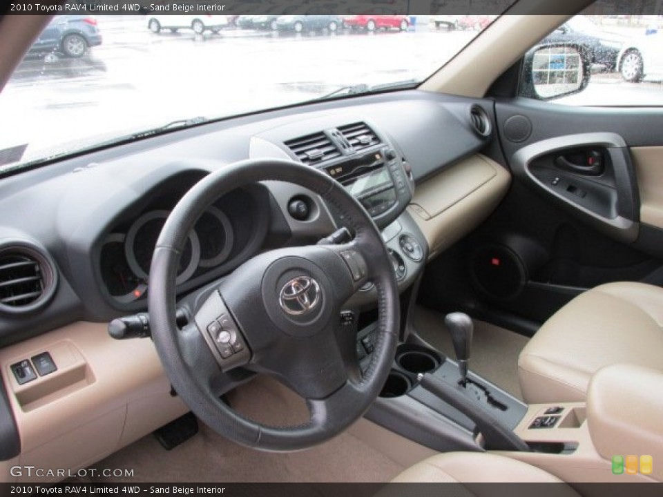 Sand Beige 2010 Toyota RAV4 Interiors