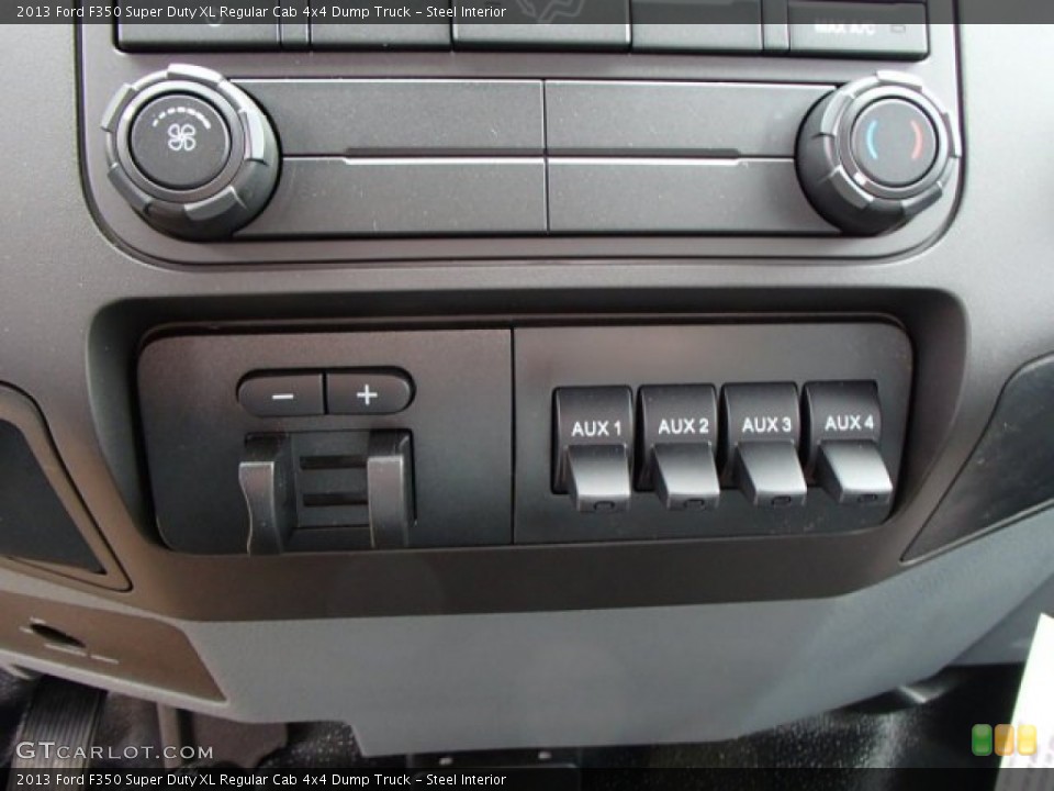 Steel Interior Controls for the 2013 Ford F350 Super Duty XL Regular Cab 4x4 Dump Truck #79243857