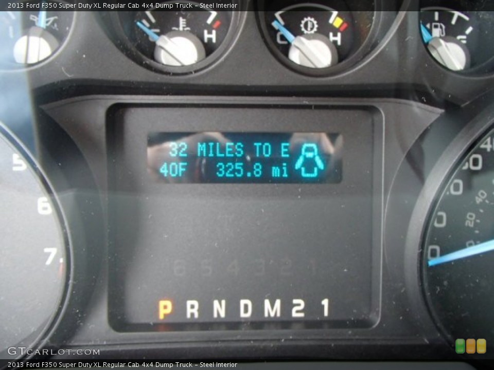 Steel Interior Gauges for the 2013 Ford F350 Super Duty XL Regular Cab 4x4 Dump Truck #79243905