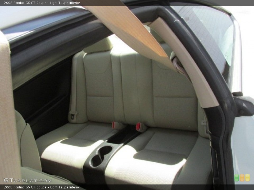 Light Taupe Interior Rear Seat For The 2008 Pontiac G6 Gt