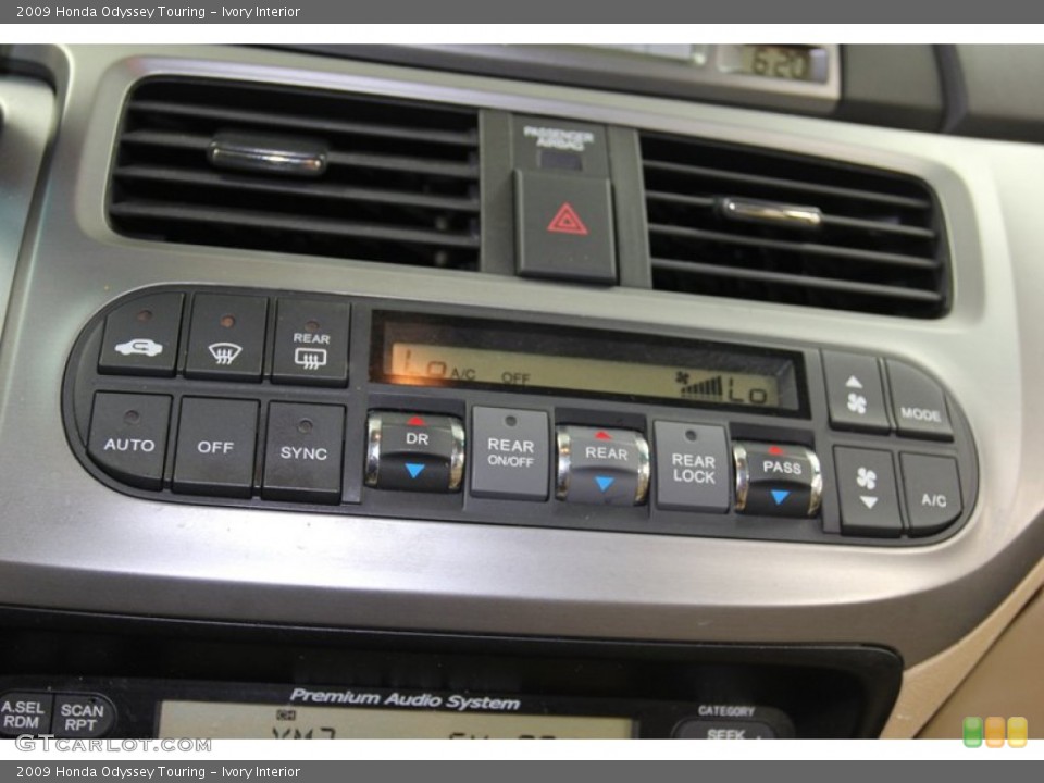 Ivory Interior Controls for the 2009 Honda Odyssey Touring #79244310