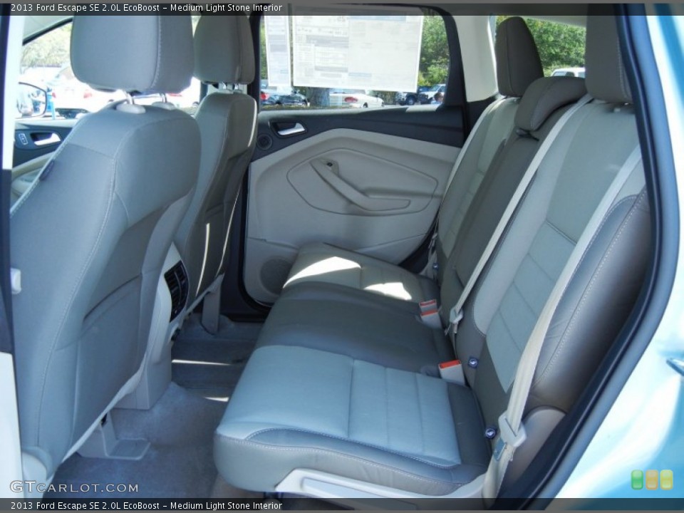 Medium Light Stone Interior Rear Seat for the 2013 Ford Escape SE 2.0L EcoBoost #79244407