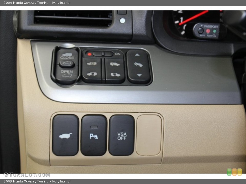 Ivory Interior Controls for the 2009 Honda Odyssey Touring #79244469