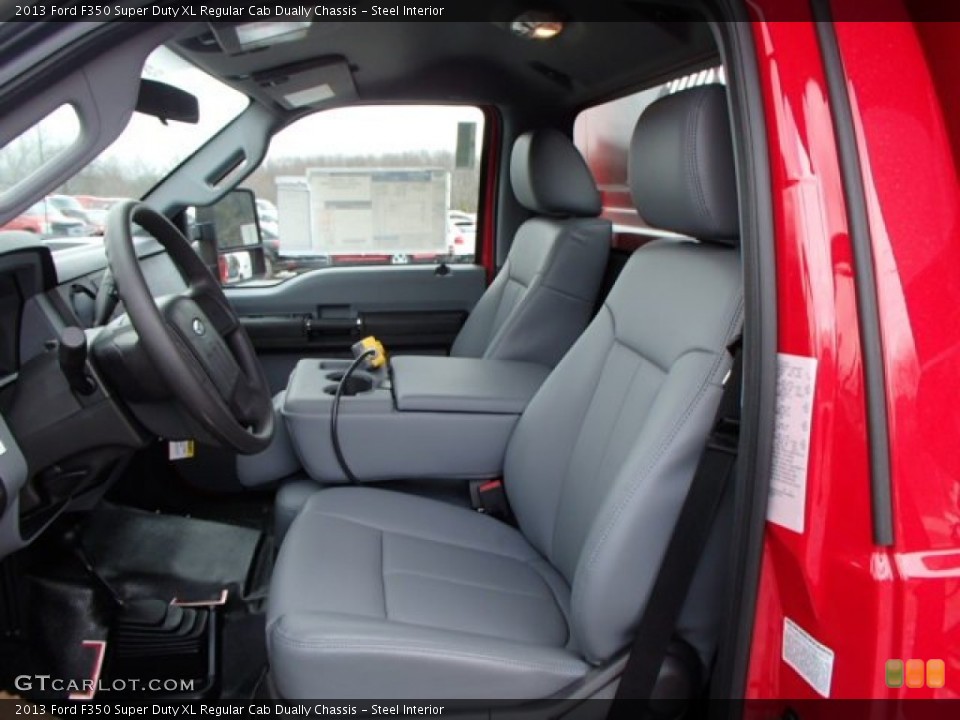 Steel Interior Photo for the 2013 Ford F350 Super Duty XL Regular Cab Dually Chassis #79245674