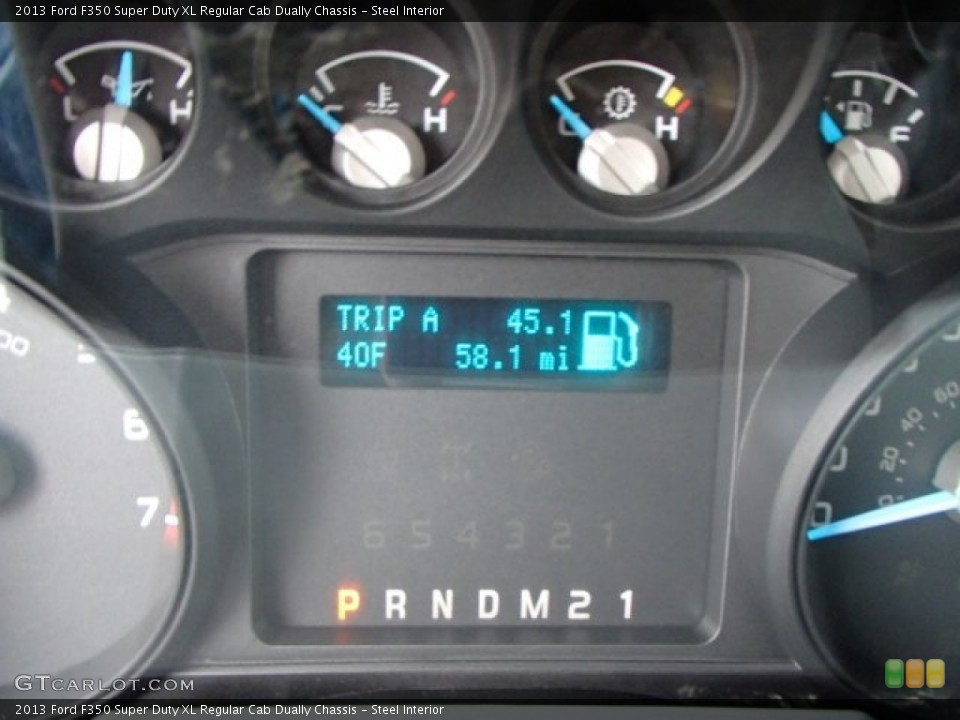 Steel Interior Gauges for the 2013 Ford F350 Super Duty XL Regular Cab Dually Chassis #79245814