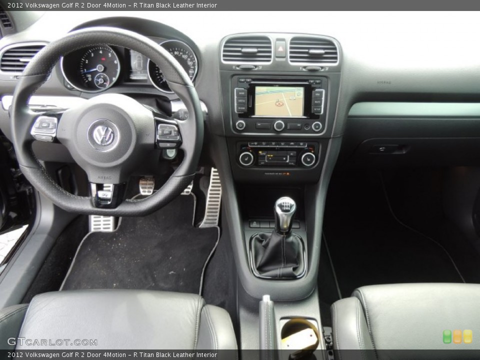 R Titan Black Leather Interior Dashboard for the 2012 Volkswagen Golf R 2 Door 4Motion #79247191