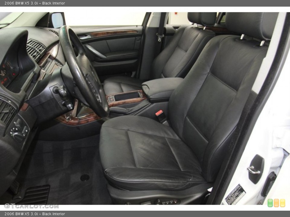 Black Interior Front Seat for the 2006 BMW X5 3.0i #79247560