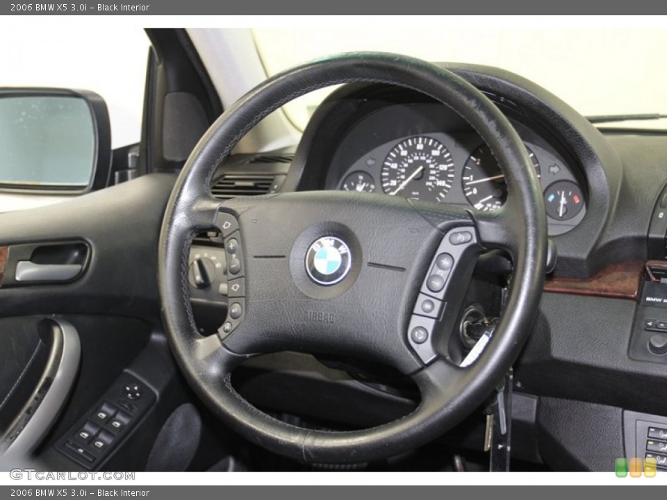 Black Interior Steering Wheel for the 2006 BMW X5 3.0i #79248073