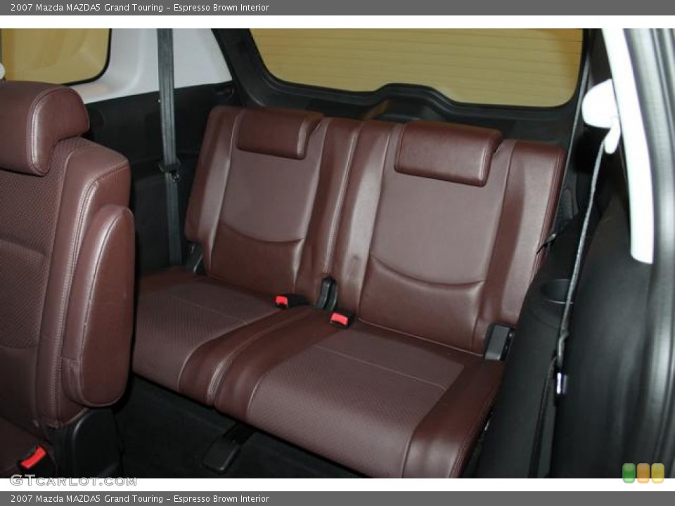 Espresso Brown Interior Rear Seat for the 2007 Mazda MAZDA5 Grand Touring #79249885
