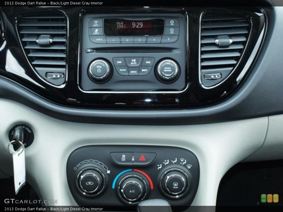 Black/Light Diesel Gray Interior Controls for the 2013 Dodge Dart Rallye #79251889