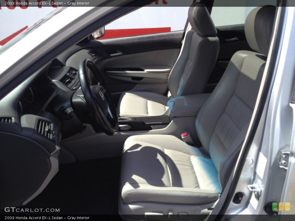 Gray Interior Photo for the 2009 Honda Accord EX-L Sedan #79253455