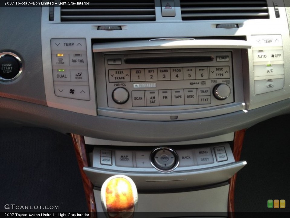 Light Gray Interior Controls for the 2007 Toyota Avalon Limited #79254426