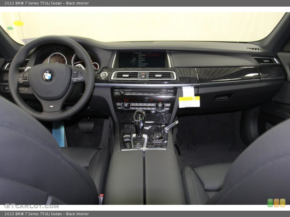 Black Interior Dashboard for the 2013 BMW 7 Series 750Li Sedan #79255412