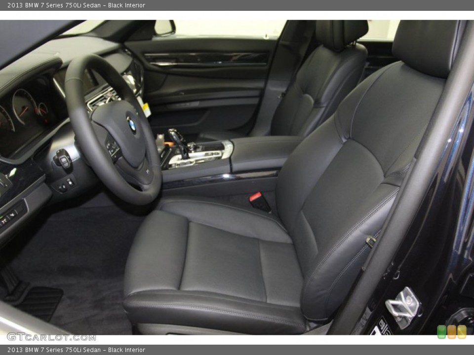 Black Interior Photo for the 2013 BMW 7 Series 750Li Sedan #79255483