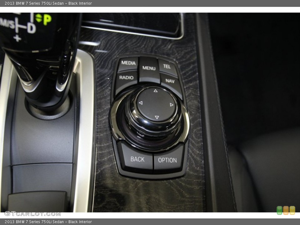 Black Interior Controls for the 2013 BMW 7 Series 750Li Sedan #79255576