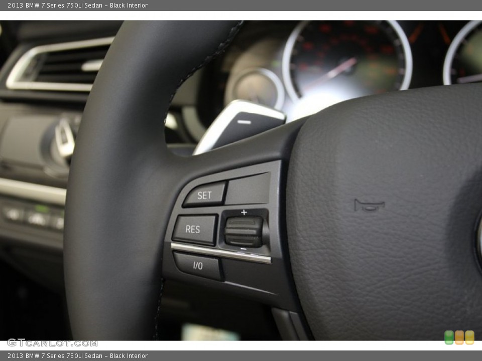 Black Interior Controls for the 2013 BMW 7 Series 750Li Sedan #79255605