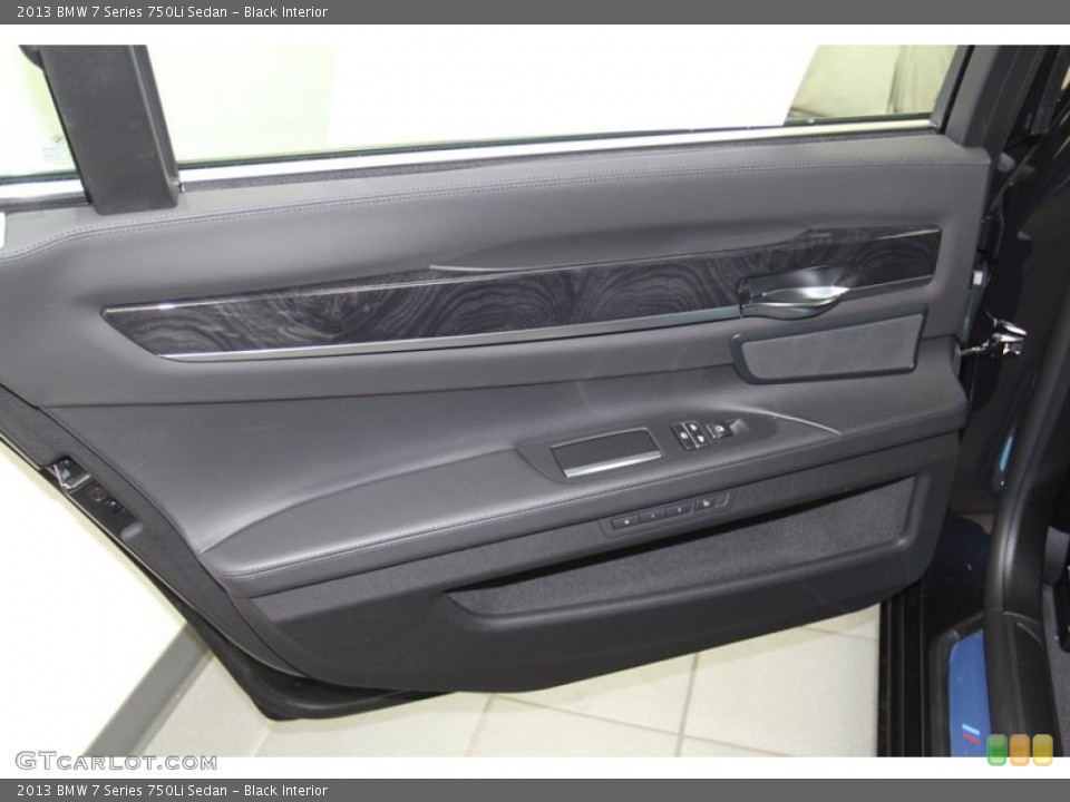 Black Interior Door Panel for the 2013 BMW 7 Series 750Li Sedan #79255631