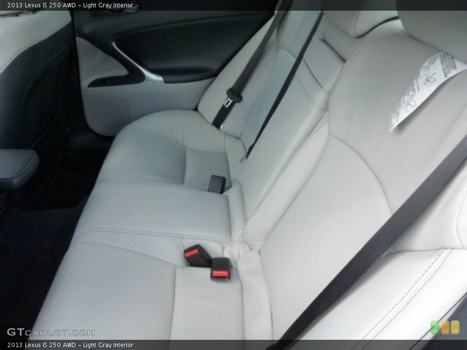 Light Gray Interior Rear Seat for the 2013 Lexus IS 250 AWD #79255673