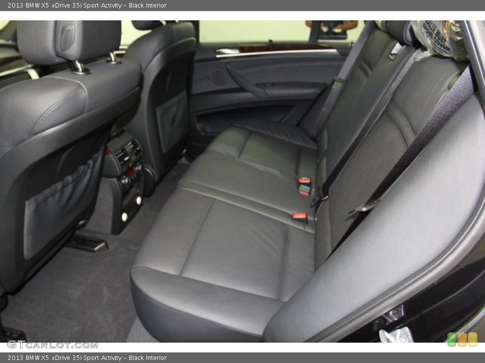 Black Interior Rear Seat for the 2013 BMW X5 xDrive 35i Sport Activity #79255780