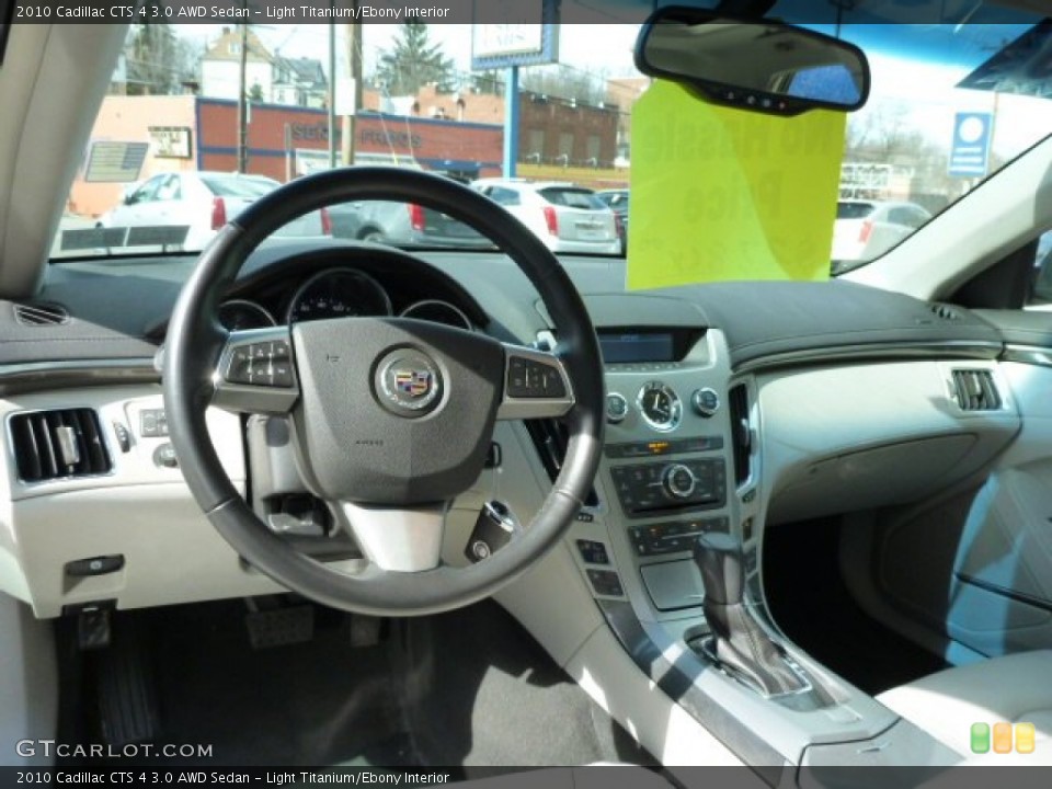 Light Titanium/Ebony Interior Dashboard for the 2010 Cadillac CTS 4 3.0 AWD Sedan #79256992